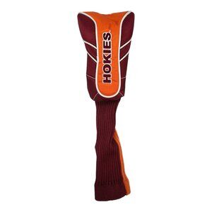 Virginia Tech Hokies Golf Club Head Cover Knit Sock #1 Driver VT College Team